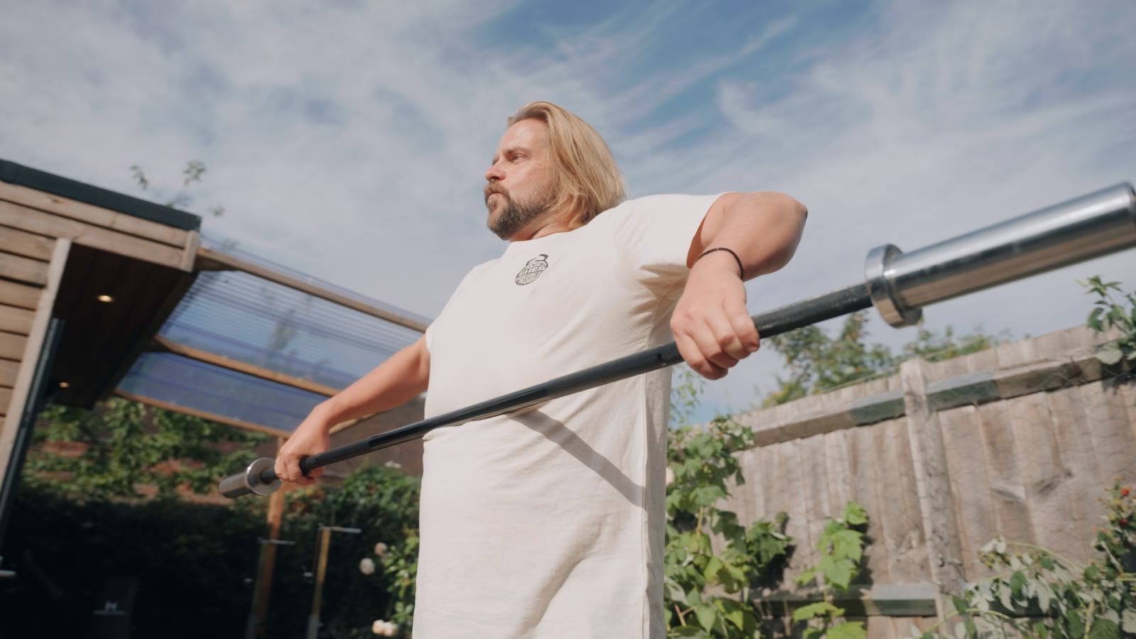 Man weightlifting The Strength Shed